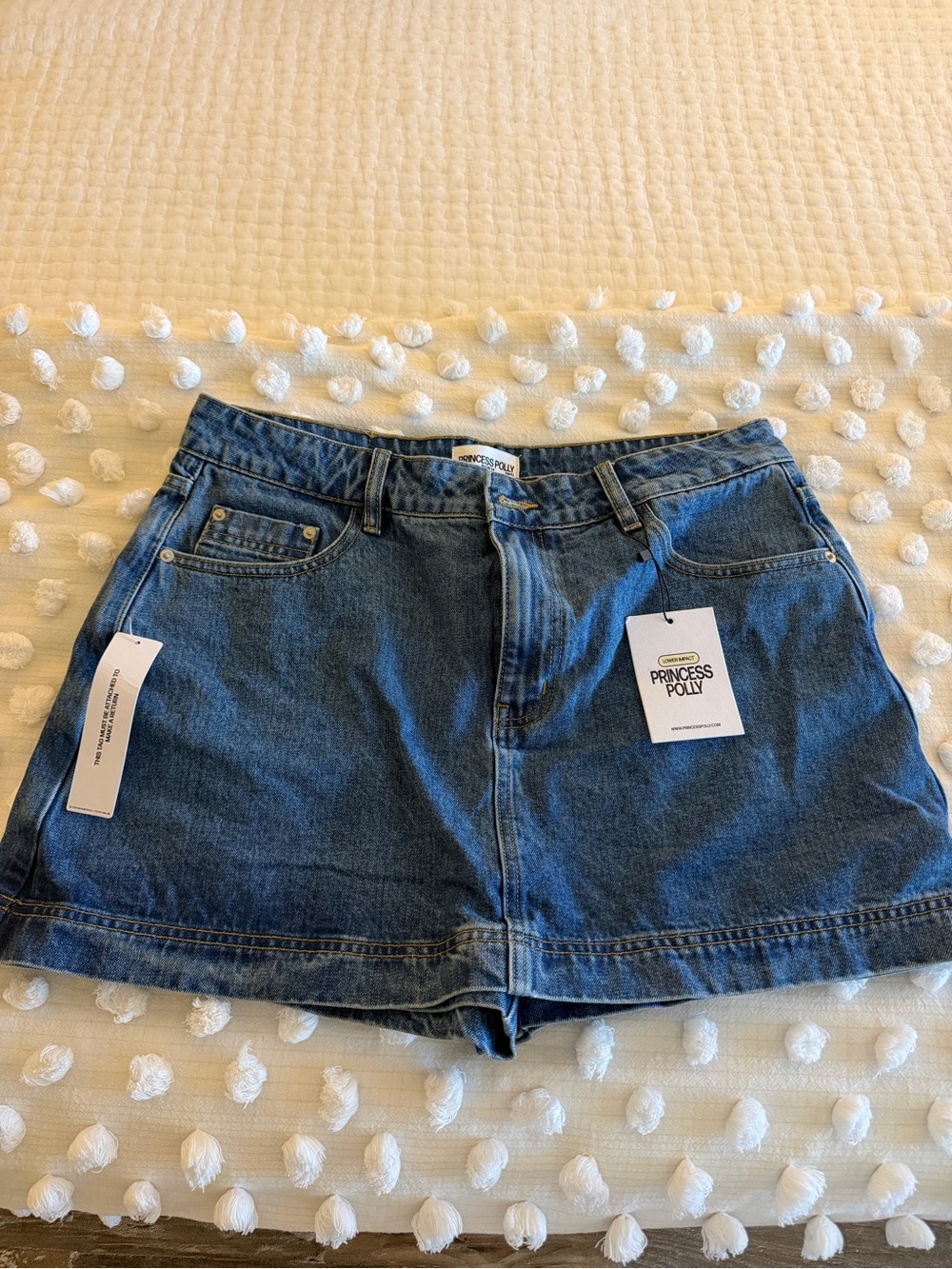Gazelle Denim Skort Mid Wash